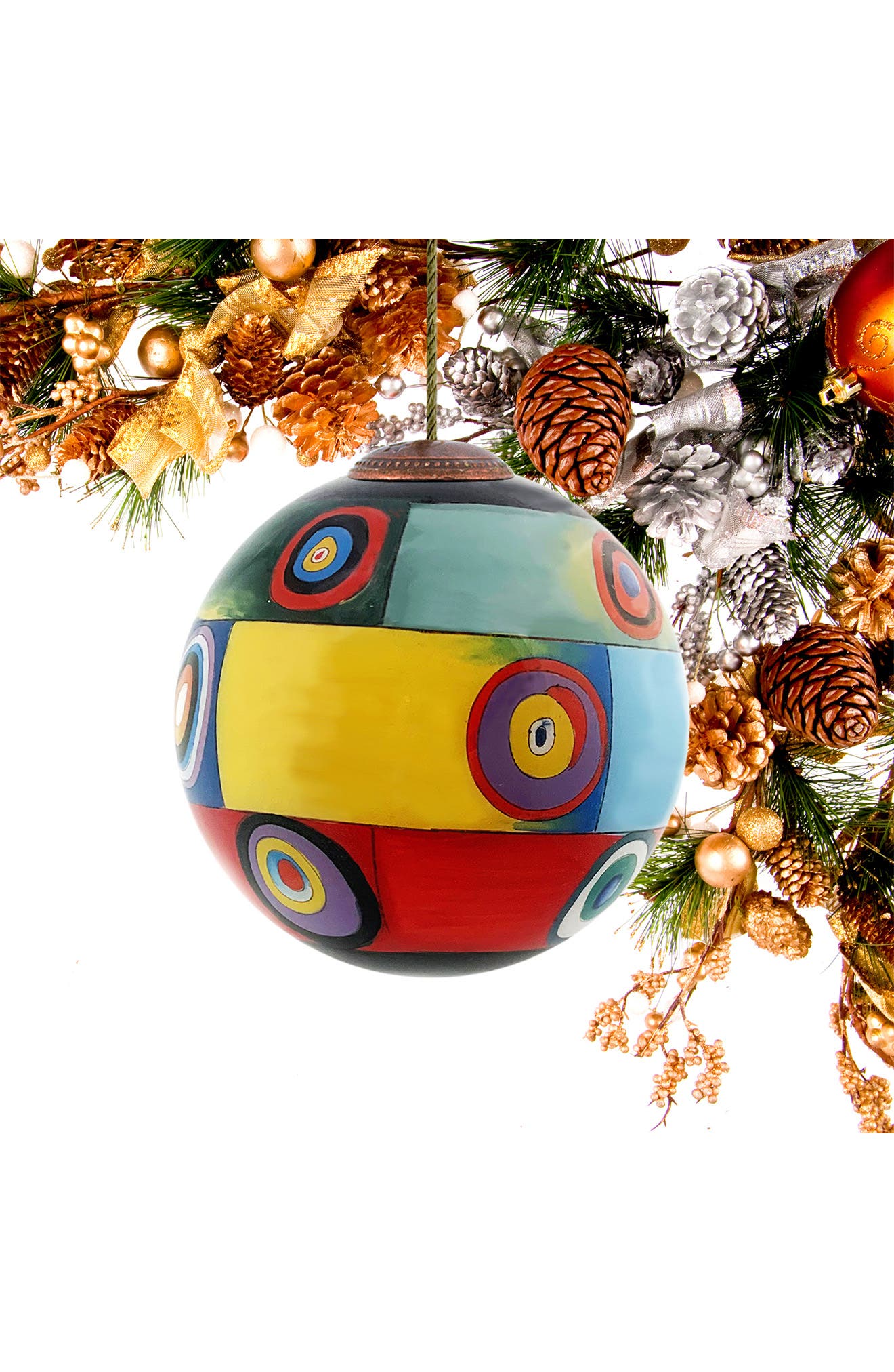 OVERSTOCK ART Set of 12 Farbstudie Quadrate Ornaments | Nordstromrack