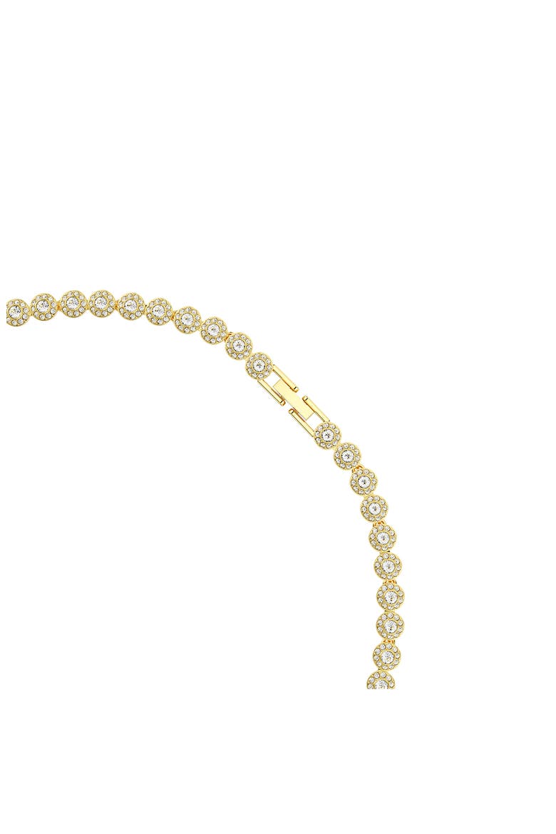 Una Angelic Crystal Tennis Necklace & Bracelet Set, Alternate, color, WHITE/ GOLD