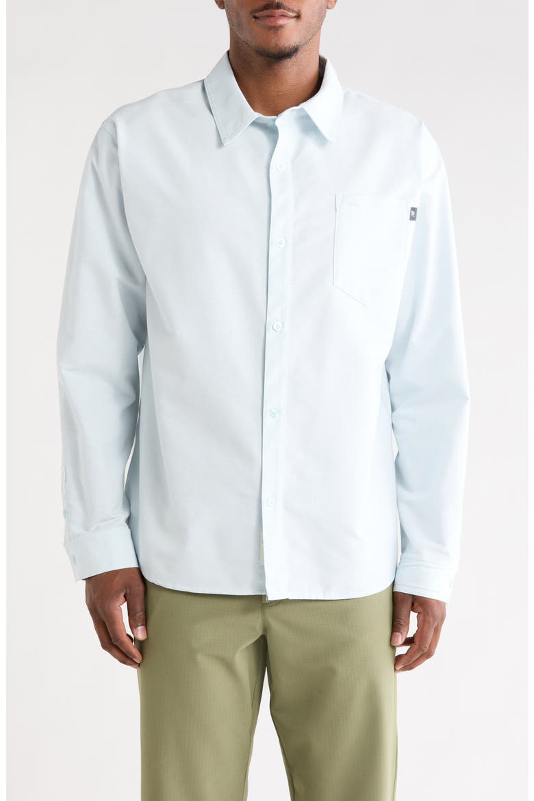 Relaxed Fit Oxford Shirt, Main, color, LIGHT BLUE