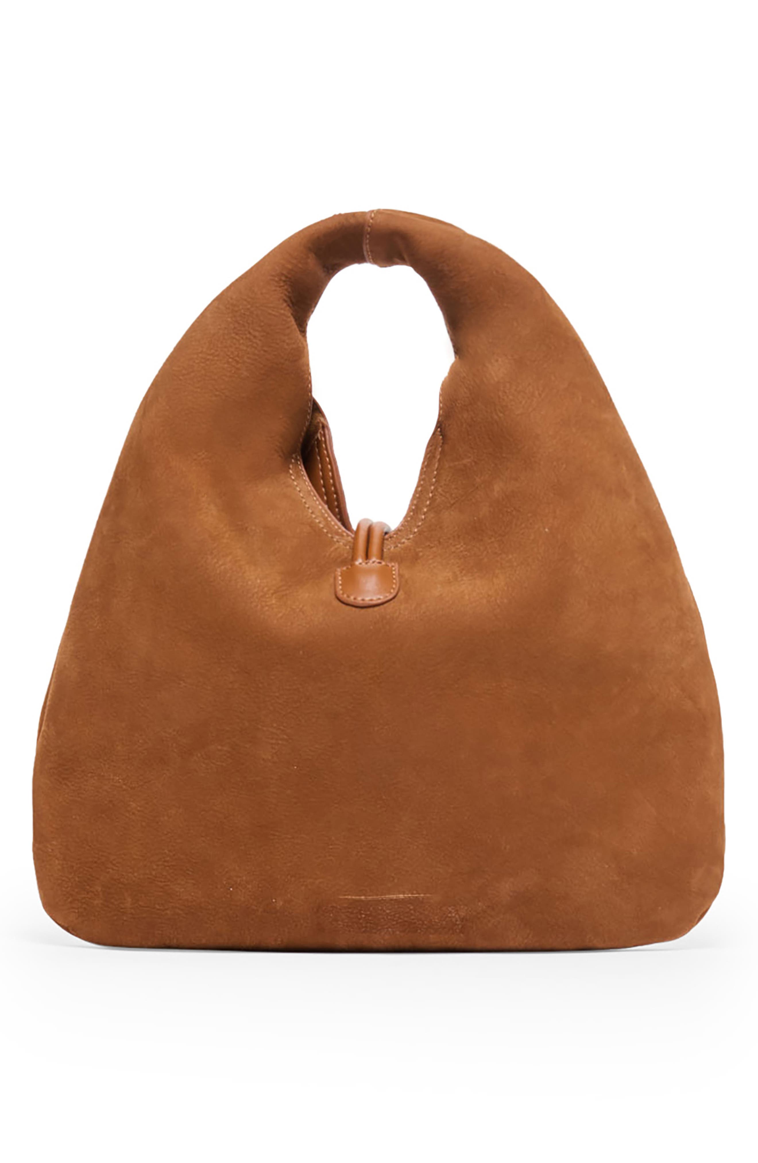 Martin Leather Hobo Bag, Alternate, color, TOBACCO