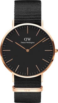 Daniel Wellington Classic Cornwall NATO Strap Watch, 40mm