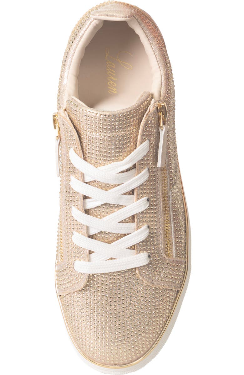 Lauren Lorraine Zoomie Sneakers, Alternate, color, Gold