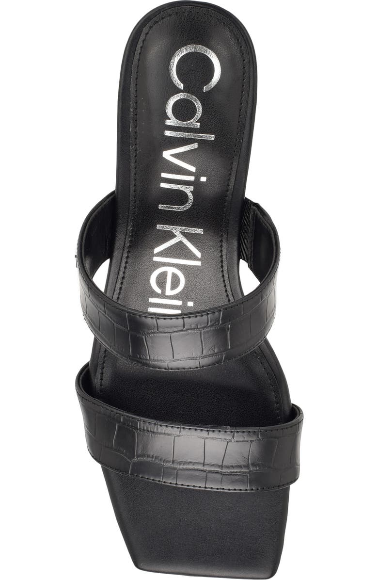 Calvin Klein Paneer Square Toe Slide Sandal, Alternate, color,