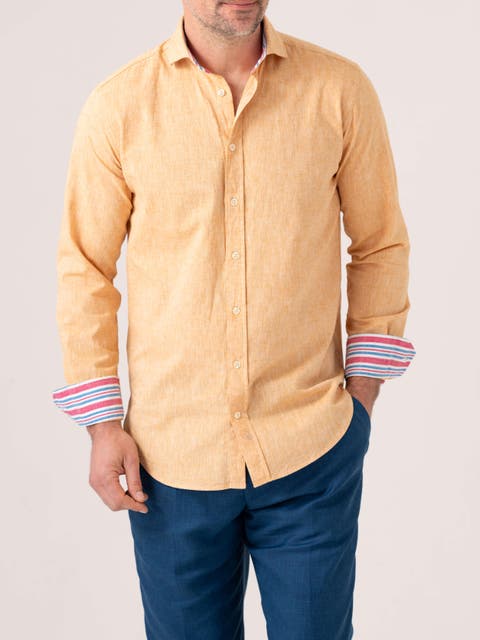 Cotton Linen Long Sleeve Shirt