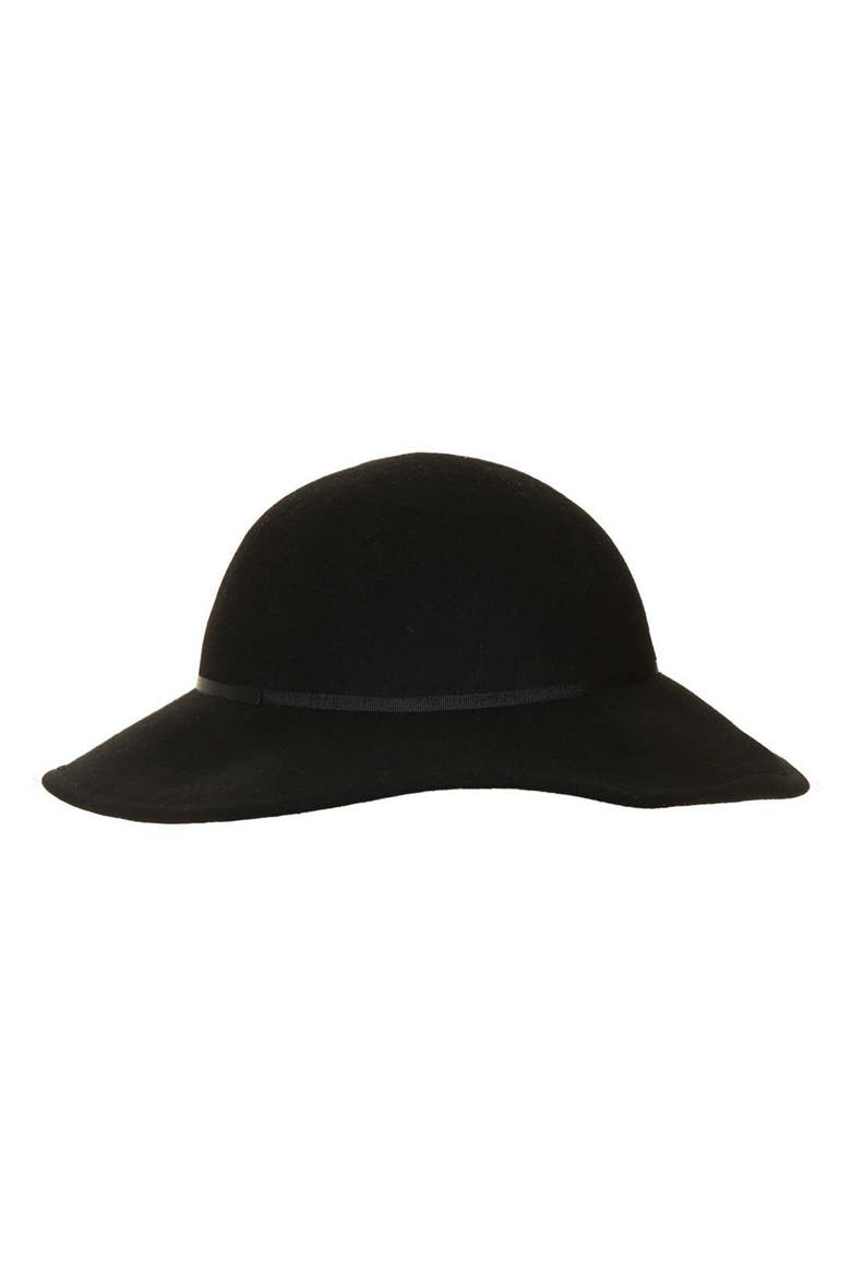 'Beekeeper' Felt Hat, Main, color, BLACK