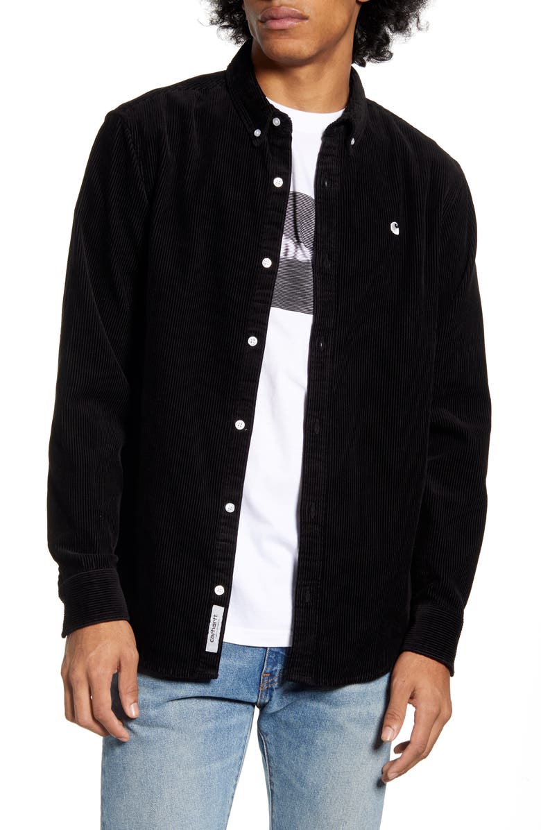 Carhartt Work In Progress Madison Corduroy Shirt, Main, color, 