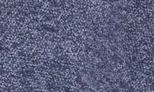 Madewell Marled Cotton Button-up Sweater Polo In Navy Marl