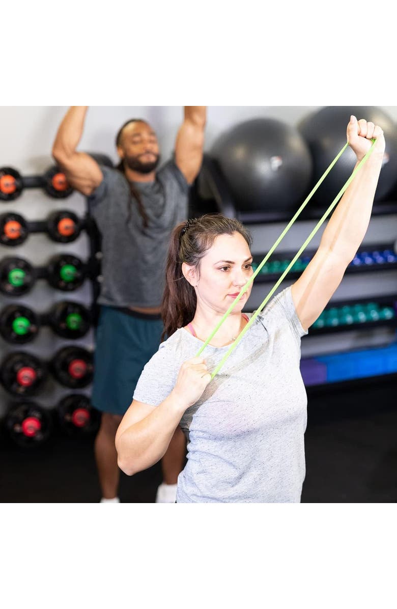 Power system 9" Mini Versa-Loop Bands 10-Pack, Portable Light Resistance Bands, Alternate, color, Lime Green