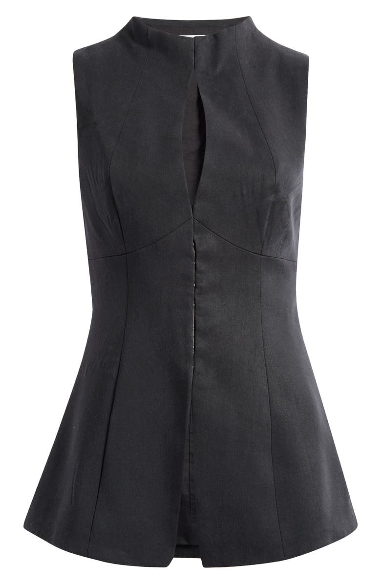Reformation Esena Vest, Alternate, color, Black