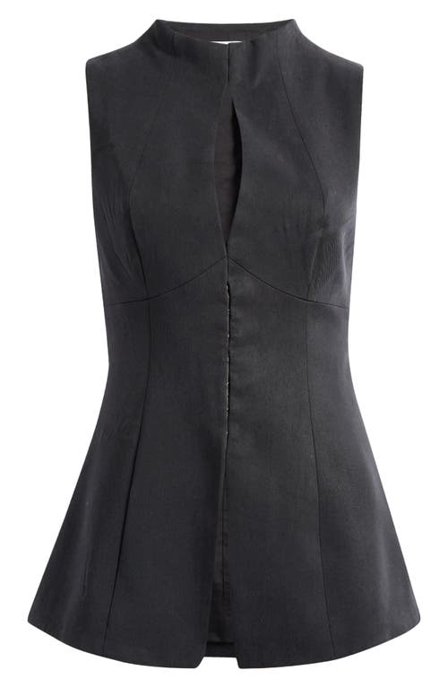 Reformation Esena Vest In Black