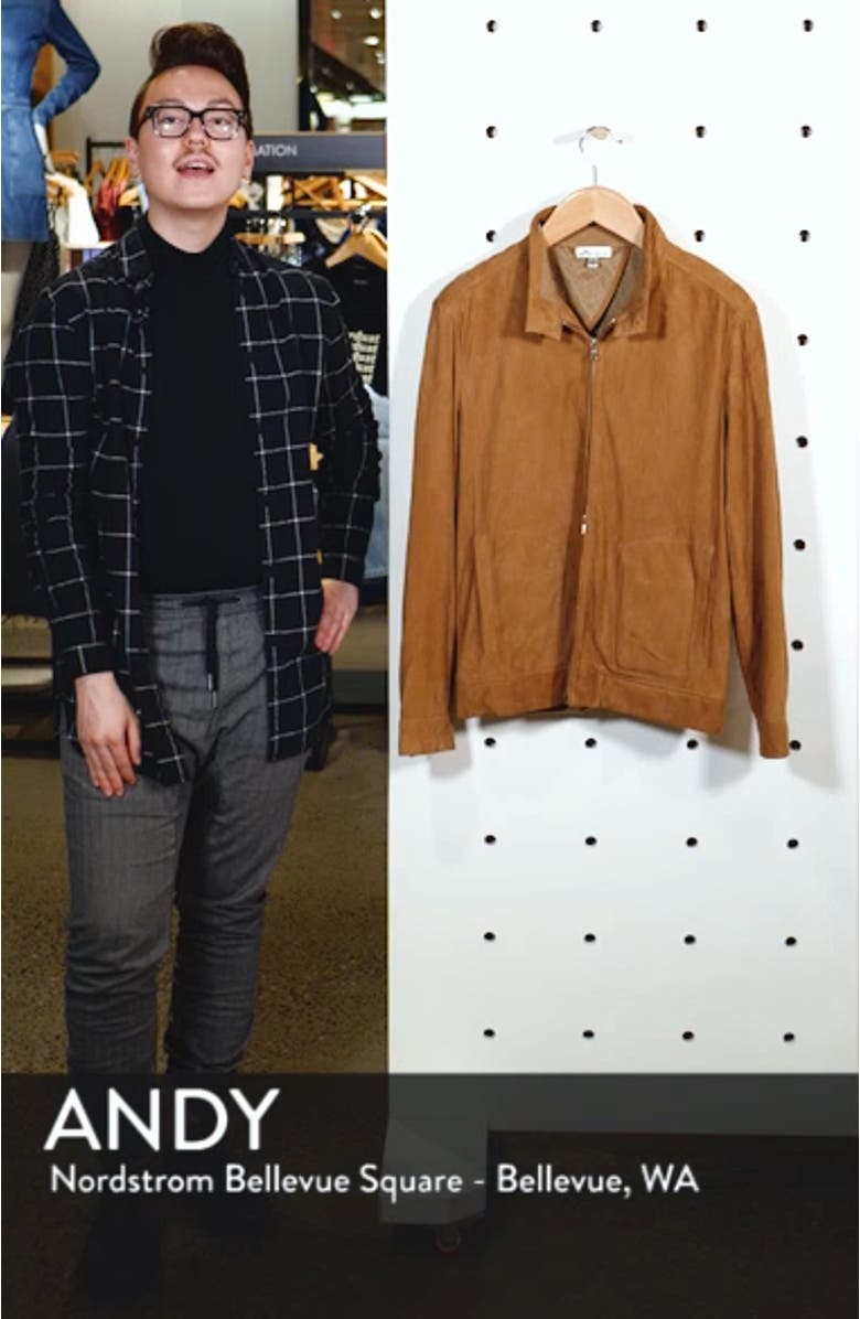 Suede Bomber Jacket, sales video thumbnail