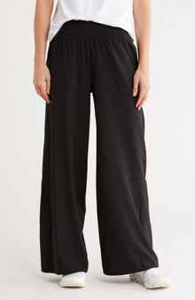 DKNY High Waist Wide Leg Pants