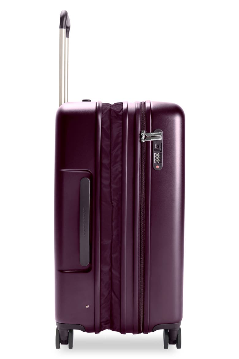 Sympatico Medium 27-Inch Expandable Spinner Luggage, Alternate, color, PLUM