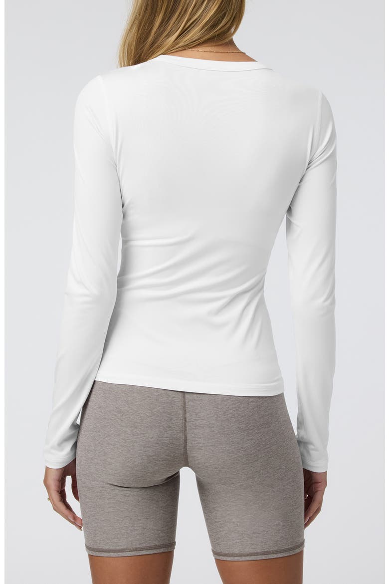 Lux Long Sleeve T-Shirt, Alternate, color, WHITE