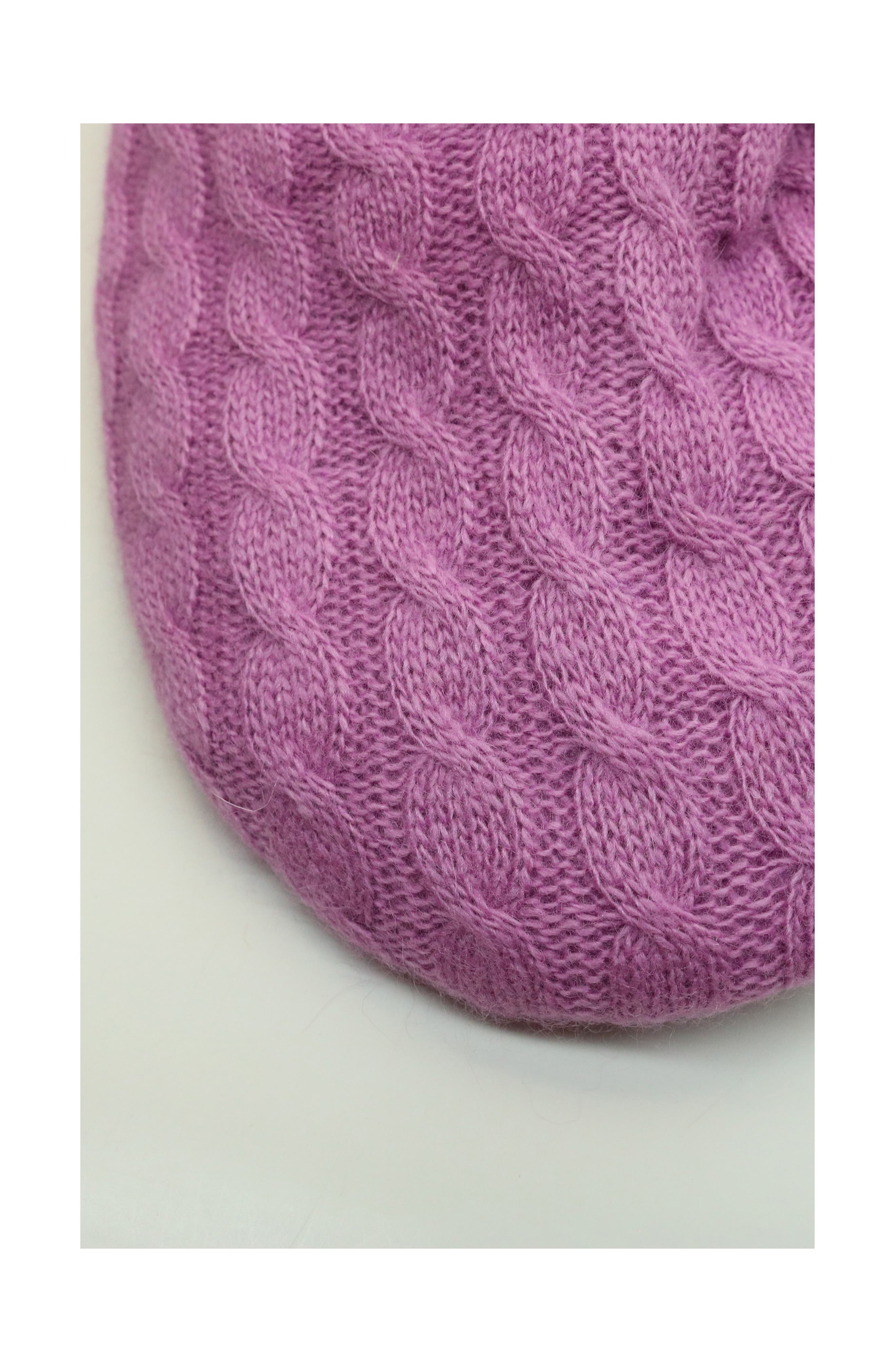 Mini Cable Knit Slippers, Alternate, color, BRIGHT LILAC