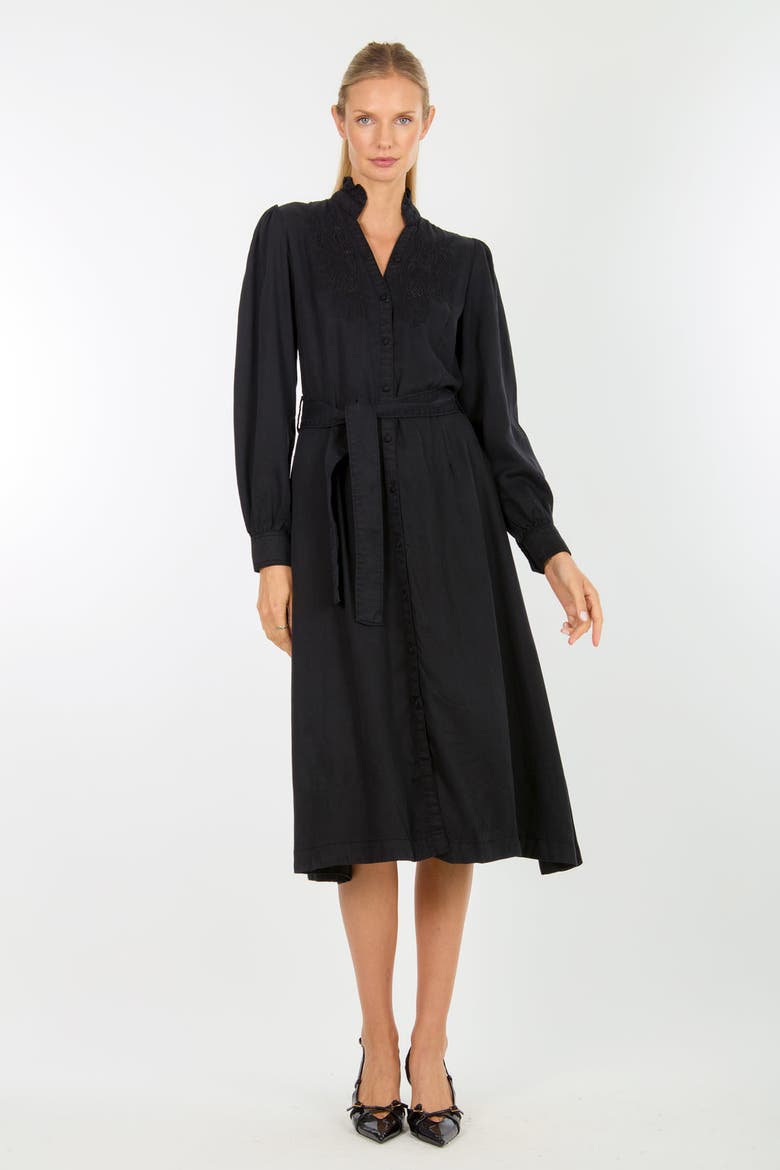 Kennedy Midi Dress, Main, color, Black