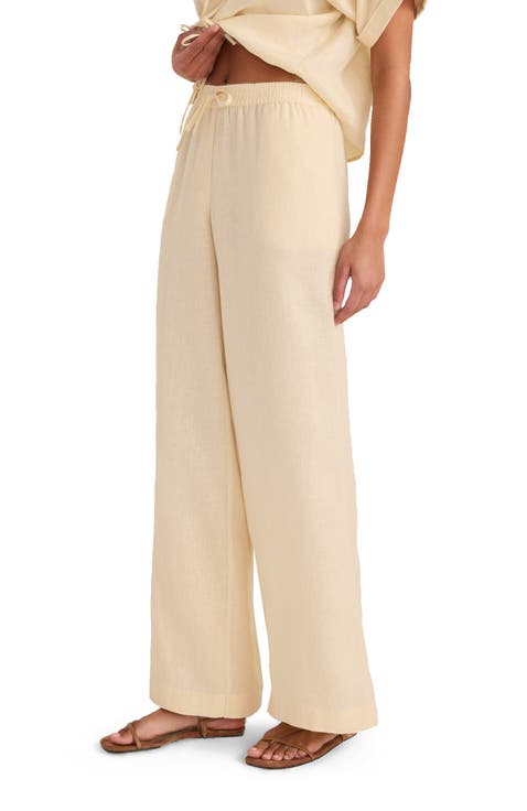 Linen Wide Leg Pants