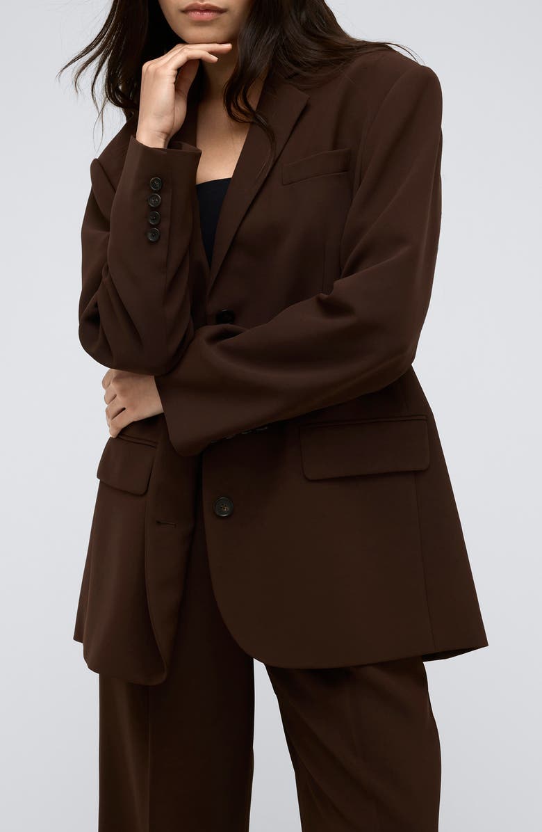 Kenneth Cole Vision Stretch Twill Jacket, Main, color, Medium Bark
