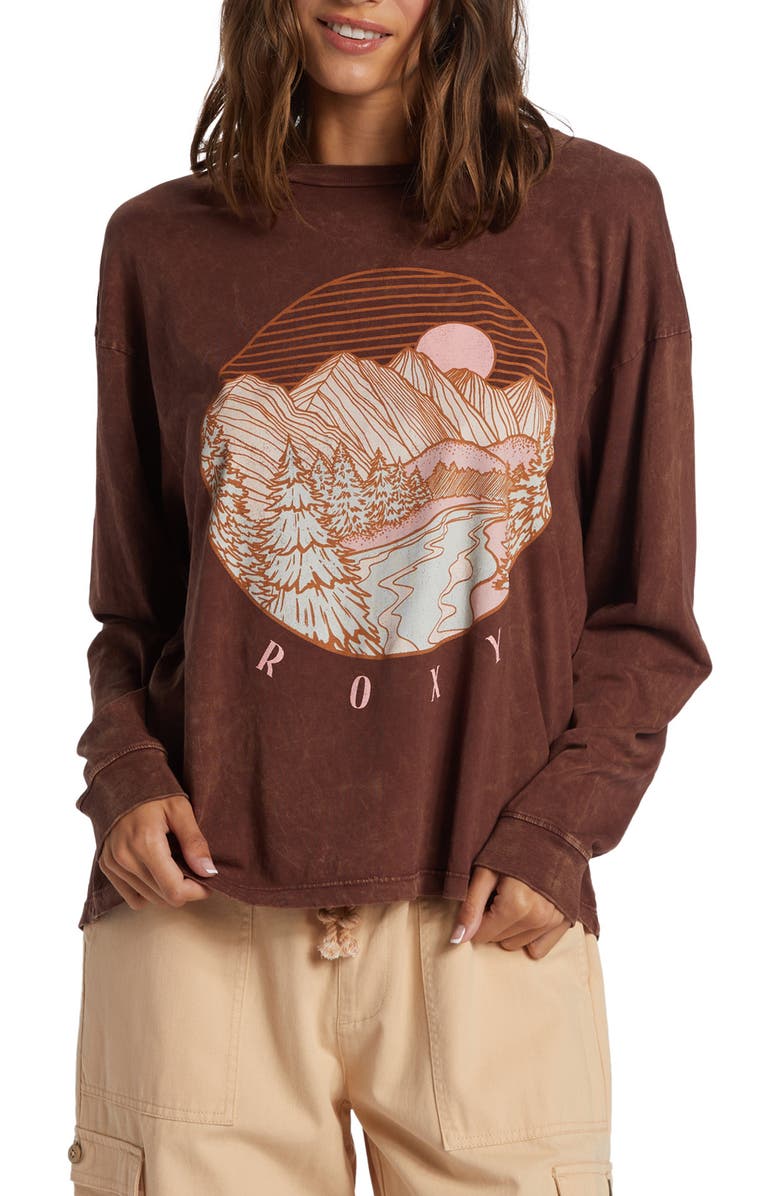 Roxy Alpine Paradise Graphic T-Shirt, Main, color,