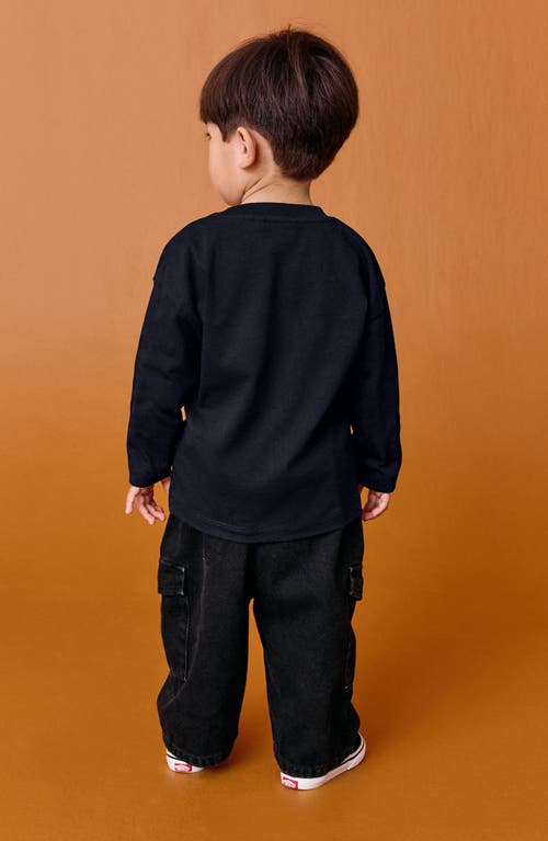 Next Kids' Ghost Graphic T-shirt In Black
