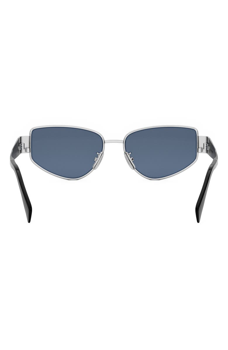 CELINE Triomphe 55mm Cat Eye Sunglasses, Alternate, color, 