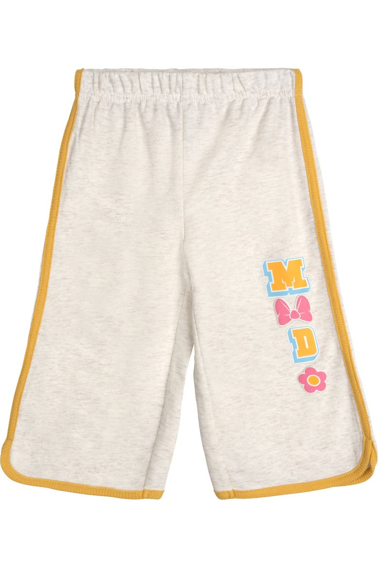 Minnie Mouse Varsity 2-Piece Tee and Pants Set, Alternate, color, Oatmeal Minnie Daisy