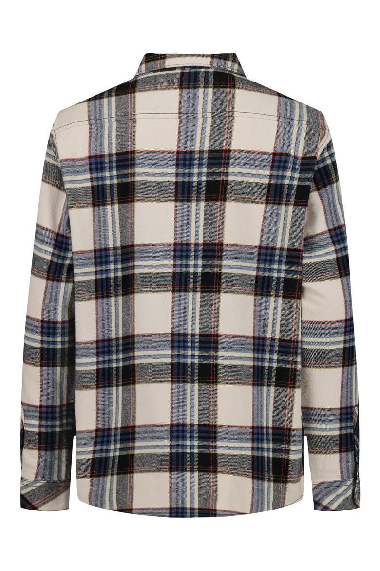 Kids' Flannel Shirt, Alternate, color, OATMEAL