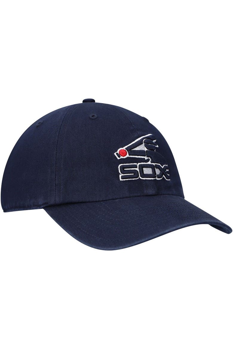 Men's '47 Navy Chicago White Sox 1983 Logo Cooperstown Collection Clean Up Adjustable Hat, Alternate, color, Navy