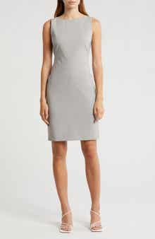 Theory Betty Stretch Wool Sheath Dress