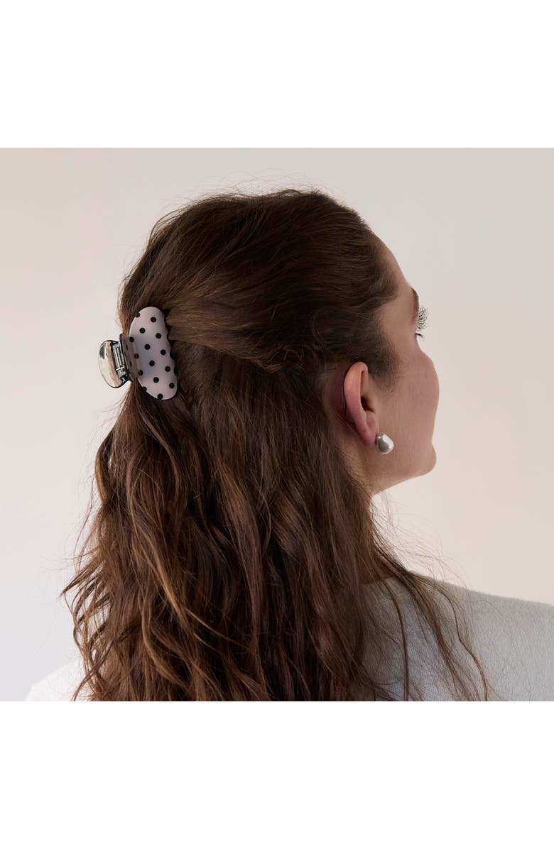 Lele Sadoughi MiniPolka Dot Claw Clip, Alternate, color, Blush 650