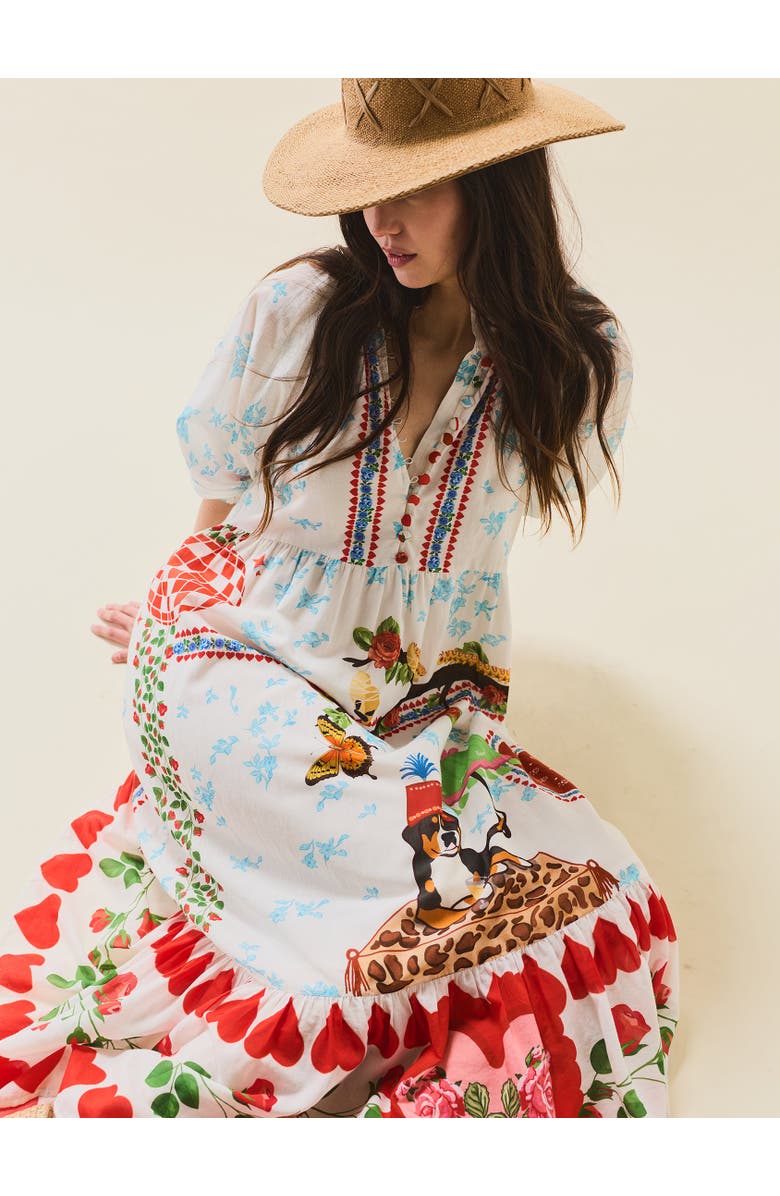 Eddy Eliza Dress, Alternate, color, Alfie White