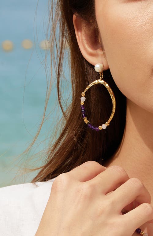 Rc Retro Chic Poseidon Earrings In Gold