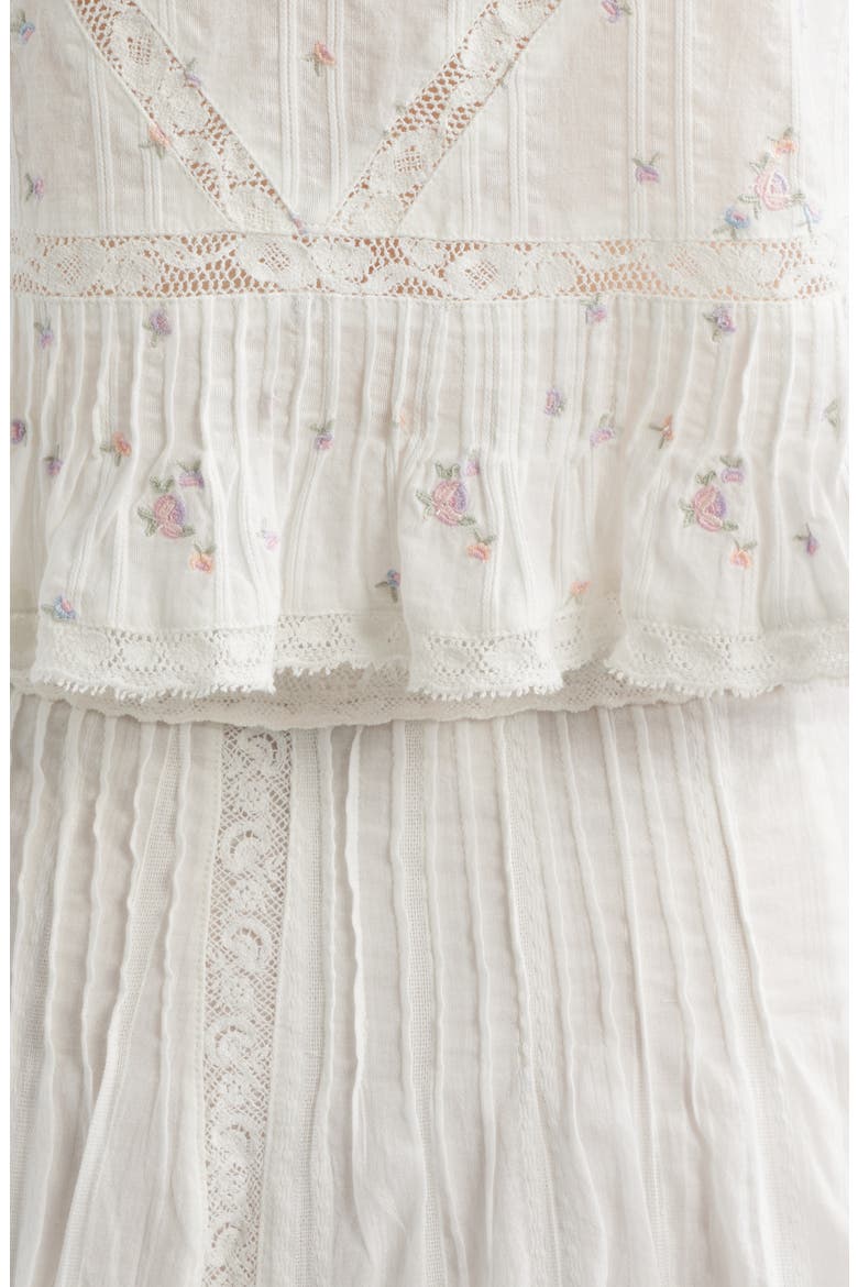 Ondeline Embroidered Ruffle Camisole, Alternate, color, SUN BLEACHED MEADOW