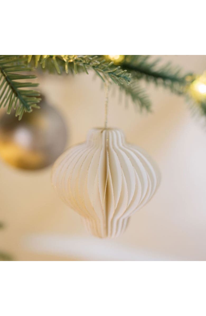 CG Hunter Mini Paper Honeycomb Assorted Ornament, Alternate, color, Mauve, Light Green, Crème