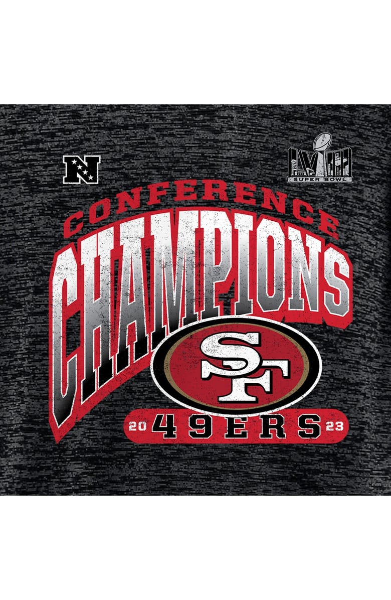 FANATICS Men's Fanatics Branded Black San Francisco 49ers 2023 NFC Champions Hail Mary T-Shirt, Alternate, color, 