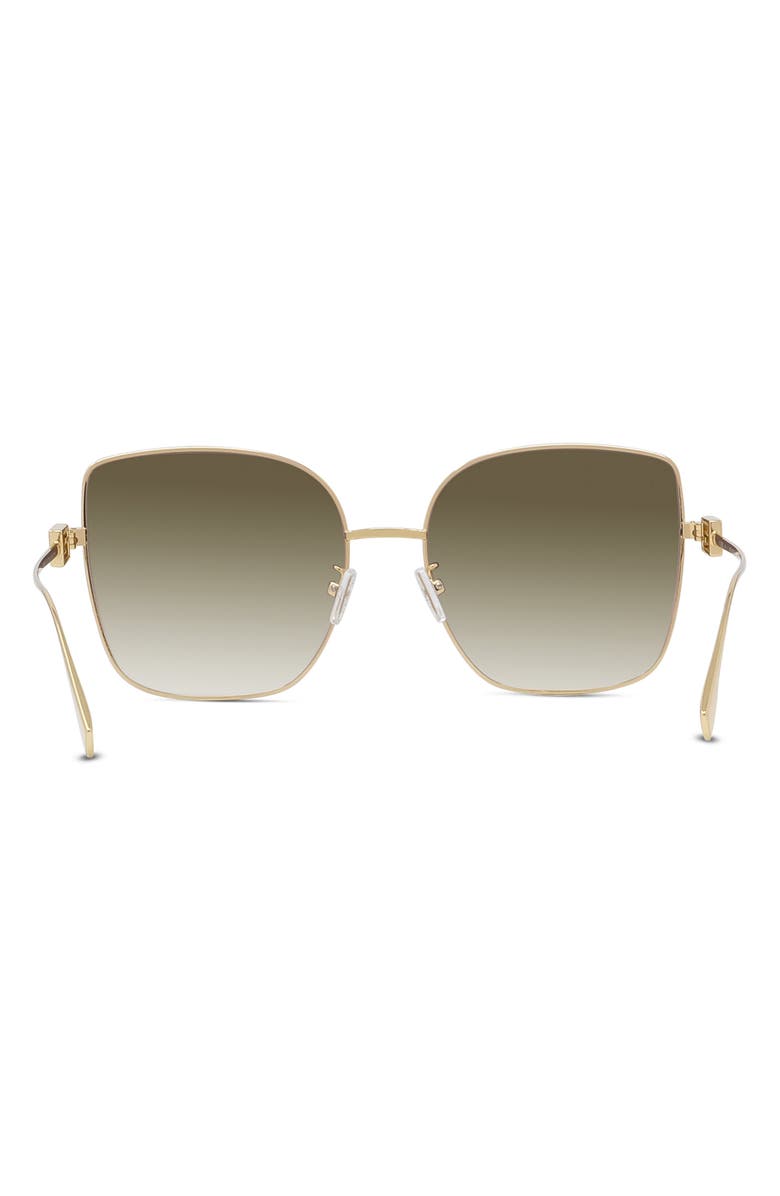 Fendi 'Fendi Baguette 59mm Geometric Sunglasses, Alternate, color,