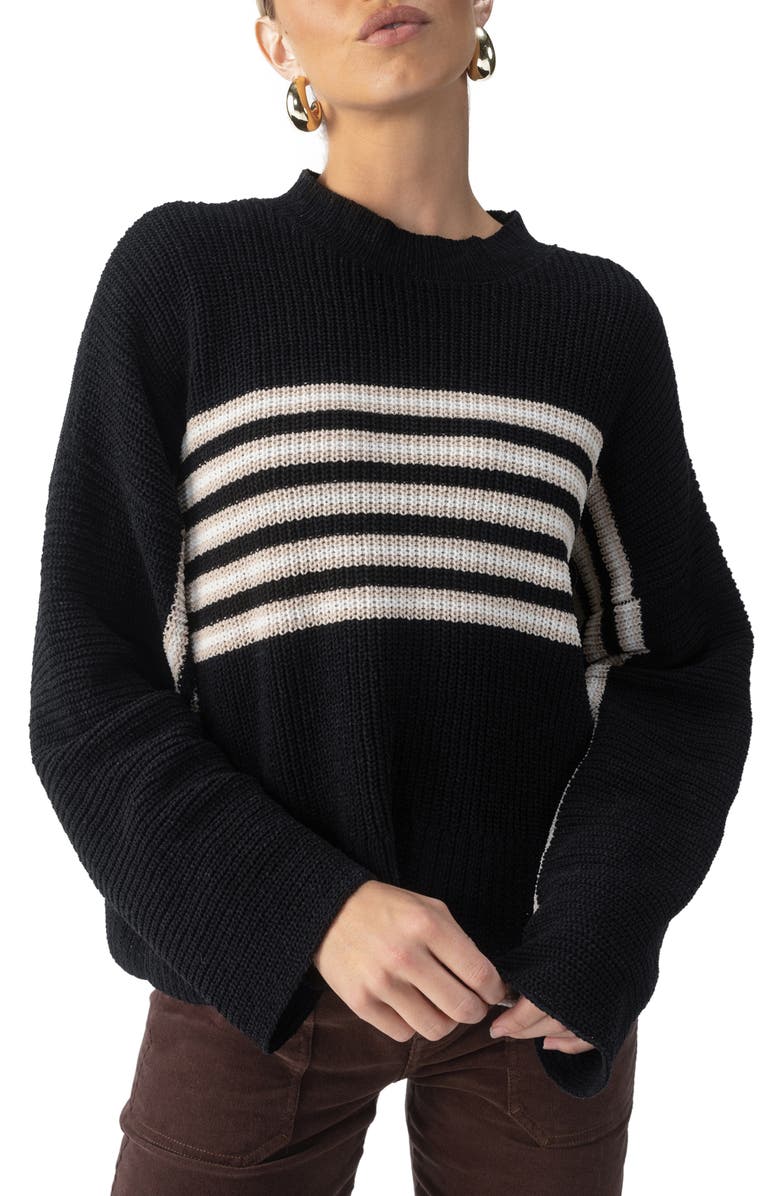 Sanctuary Stripe Ski Sweater, Main, color, 