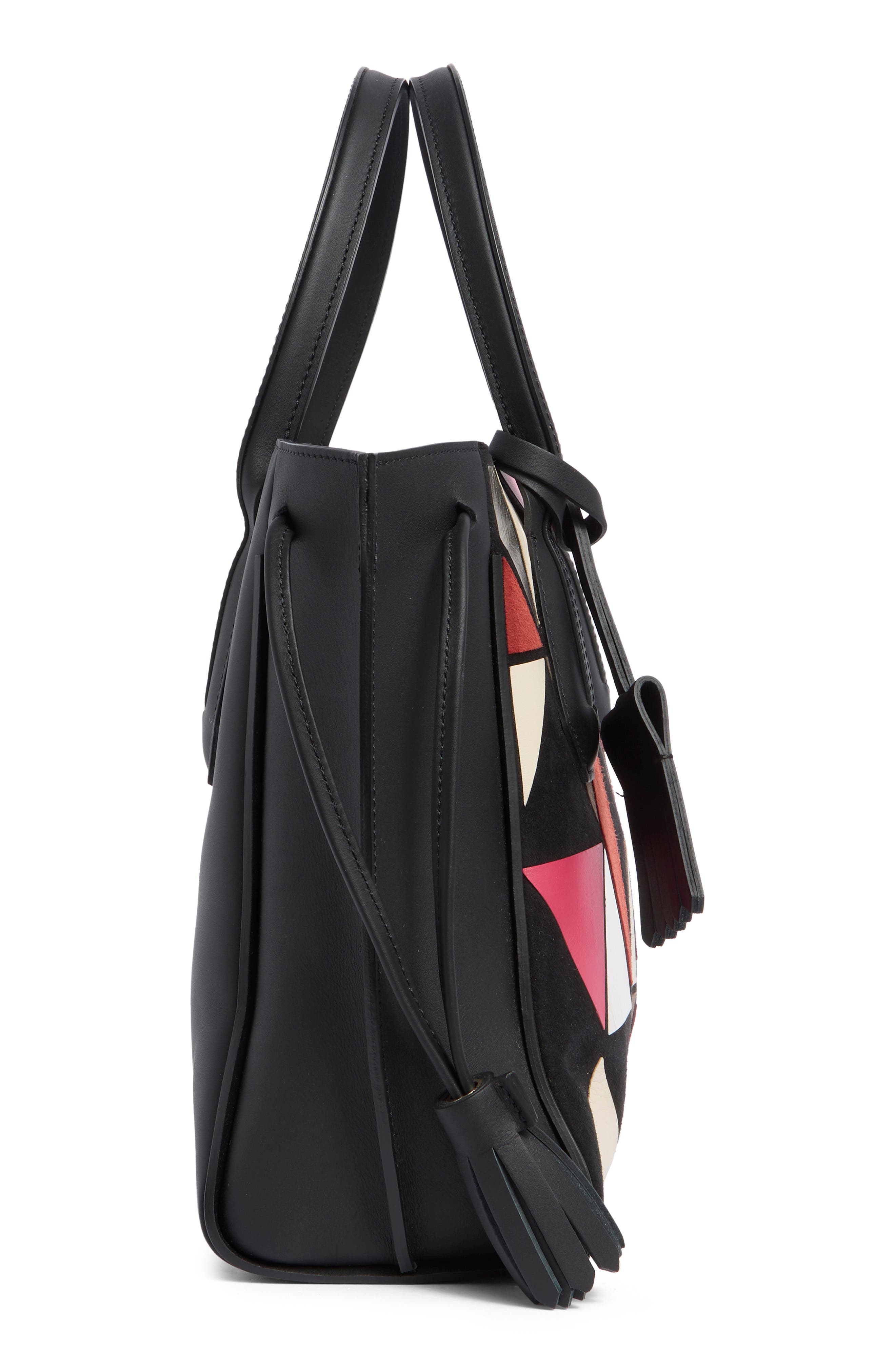 Longchamp Small Penelope Arty Handbag, Alternate, color, Red/Black