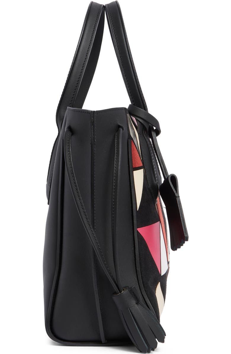 Longchamp Small Penelope Arty Handbag, Alternate, color, Red/Black