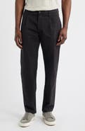 rag & bone Evan Trim Fit Pleated Stretch Cotton Chinos