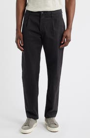 rag & bone Evan Trim Fit Pleated Stretch Cotton Chinos