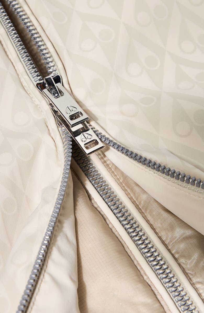 Moose Knuckles Tegan Water Repellent Bomber Jacket with Removable 800 Fill Power Down Puffer Liner, Alternate, color, Alabaster