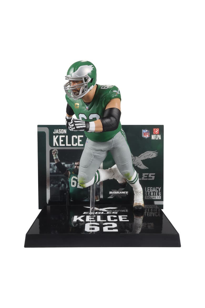 Jason Kelce (Philadelphia Eagles) NFL 7" Figure McFarlane's SportsPicks, Main, color, Green