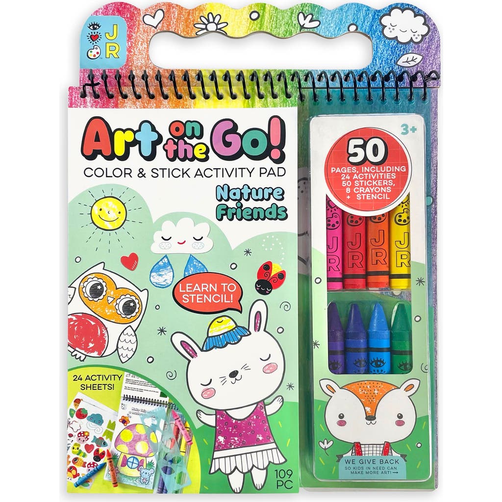 BRIGHT STRIPES Art on The Go Activity Kit in Multi  product