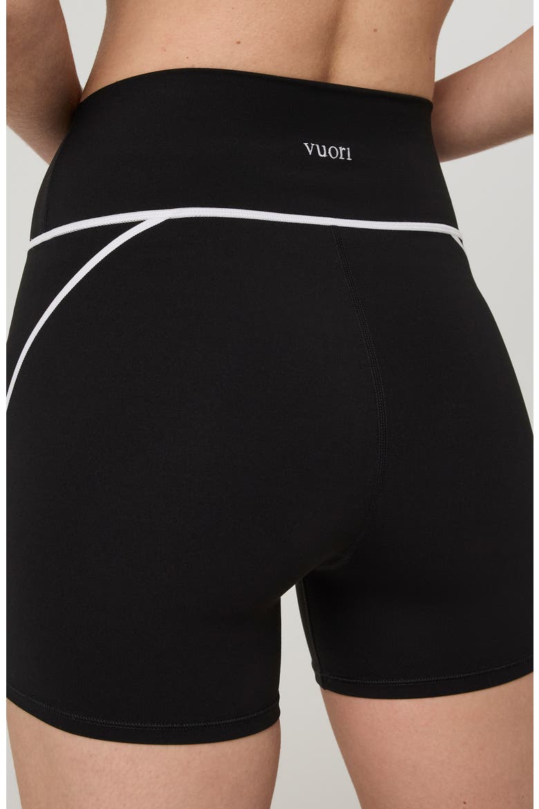 AllTheFeels High Waist Performance Bike Shorts, Alternate, color, BLACK