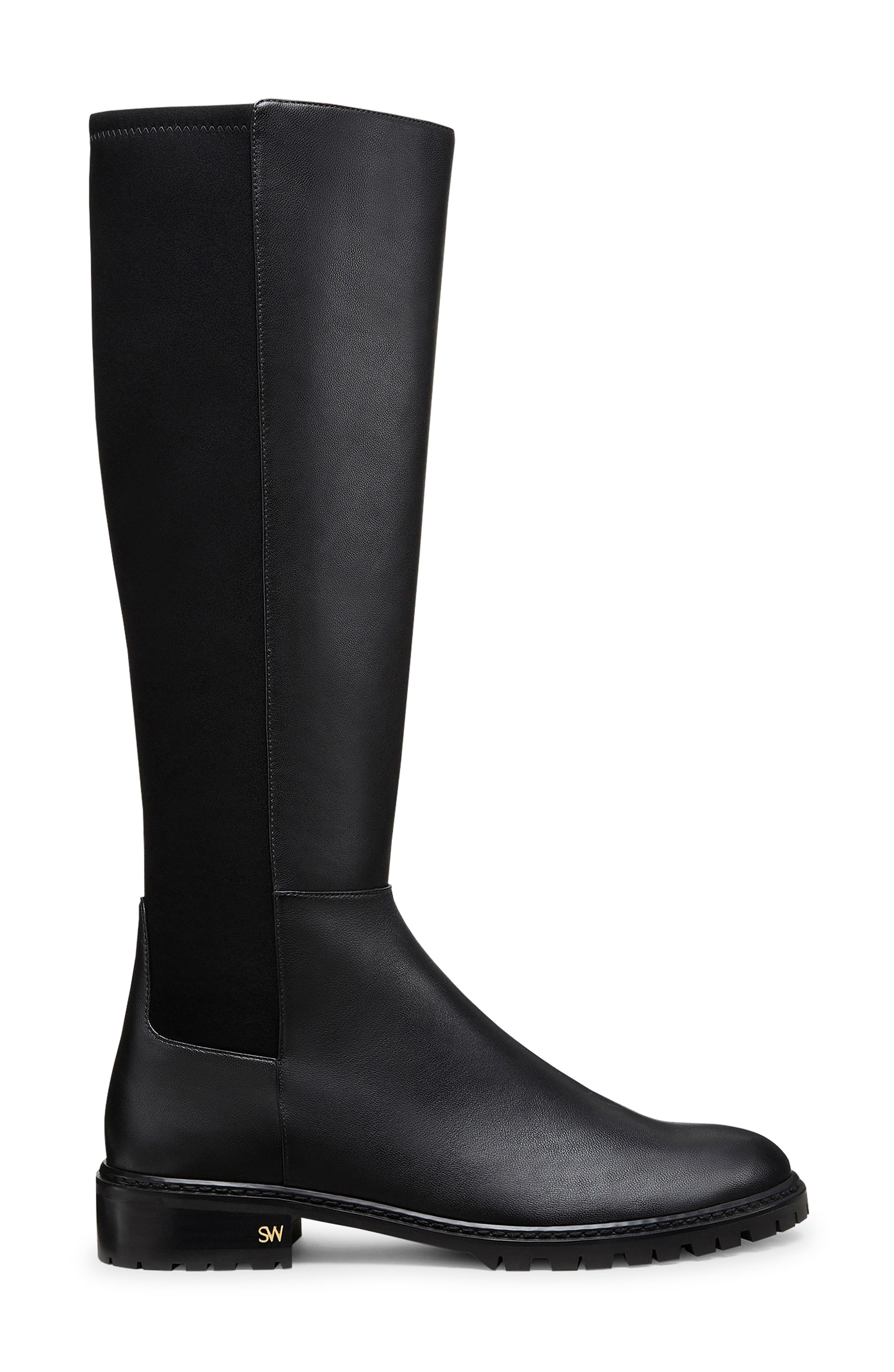 Stuart Weitzman City Knee High Boot, Alternate, color, Black