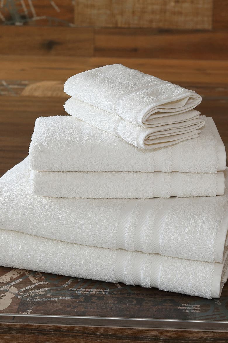 Denzi 6-Piece Towel Set - Cream, Alternate, color, CREAM