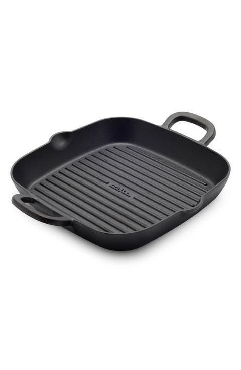 x Bobby Flay 11" Cast Iron Square Grill Pan