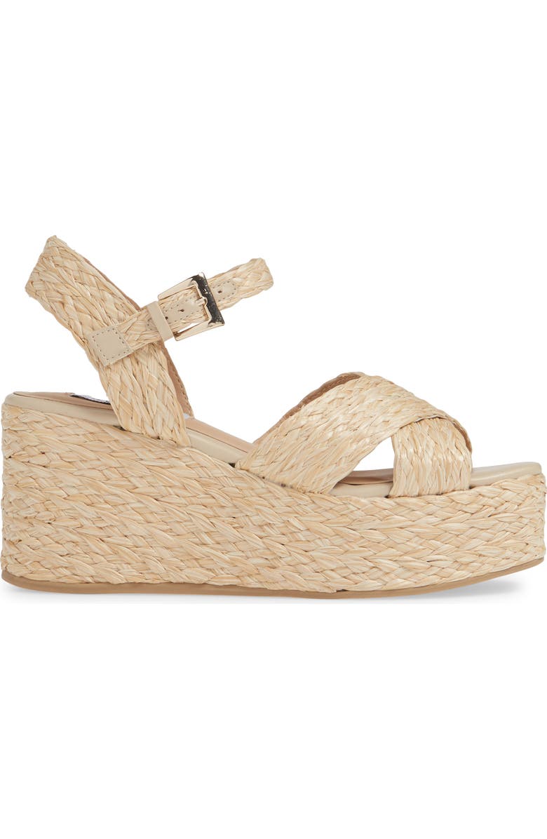 Steve Madden Pam Espadrille Platform Wedge Sandal, Alternate, color,