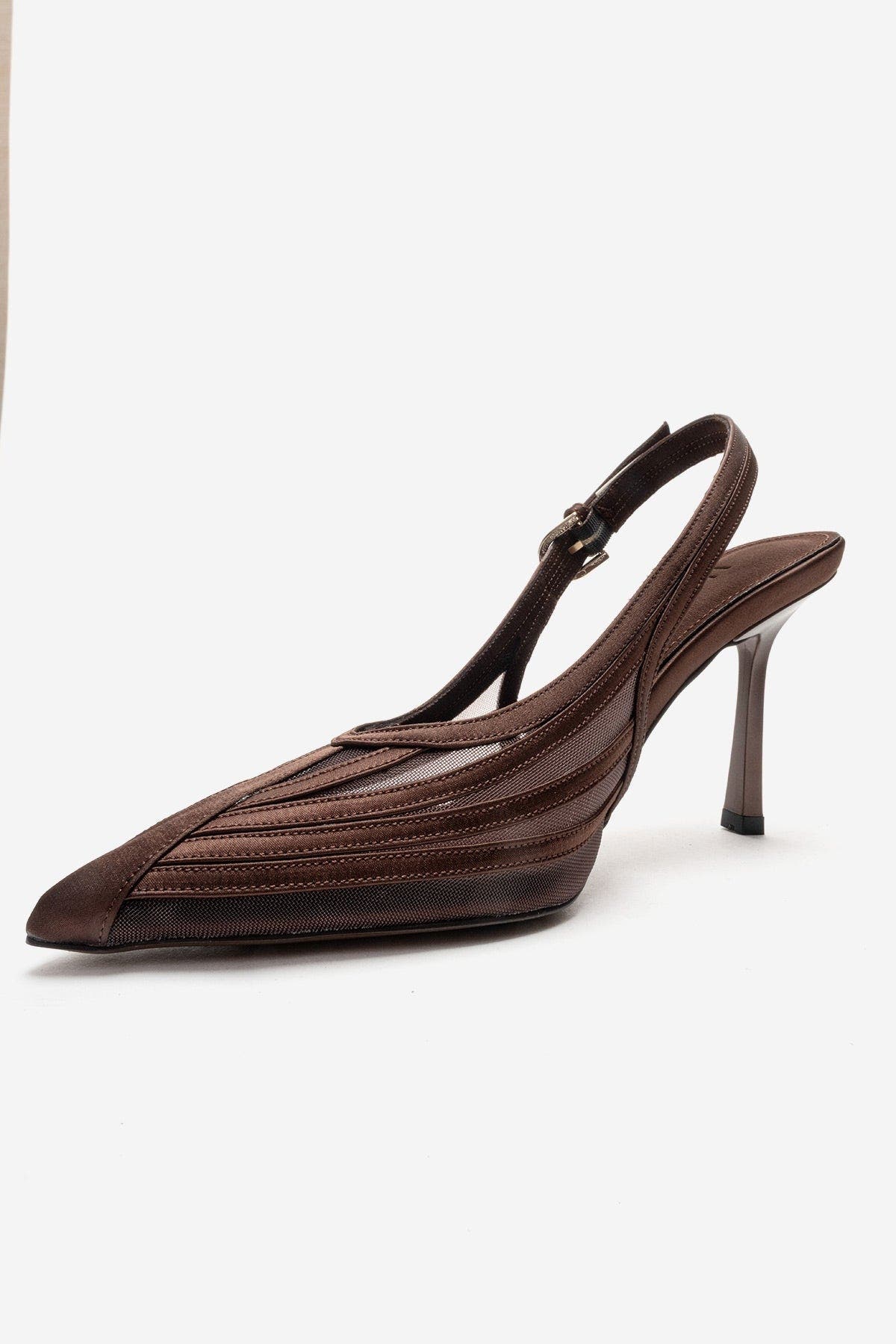 Safira Stiletto Pump, Alternate, color, Brown